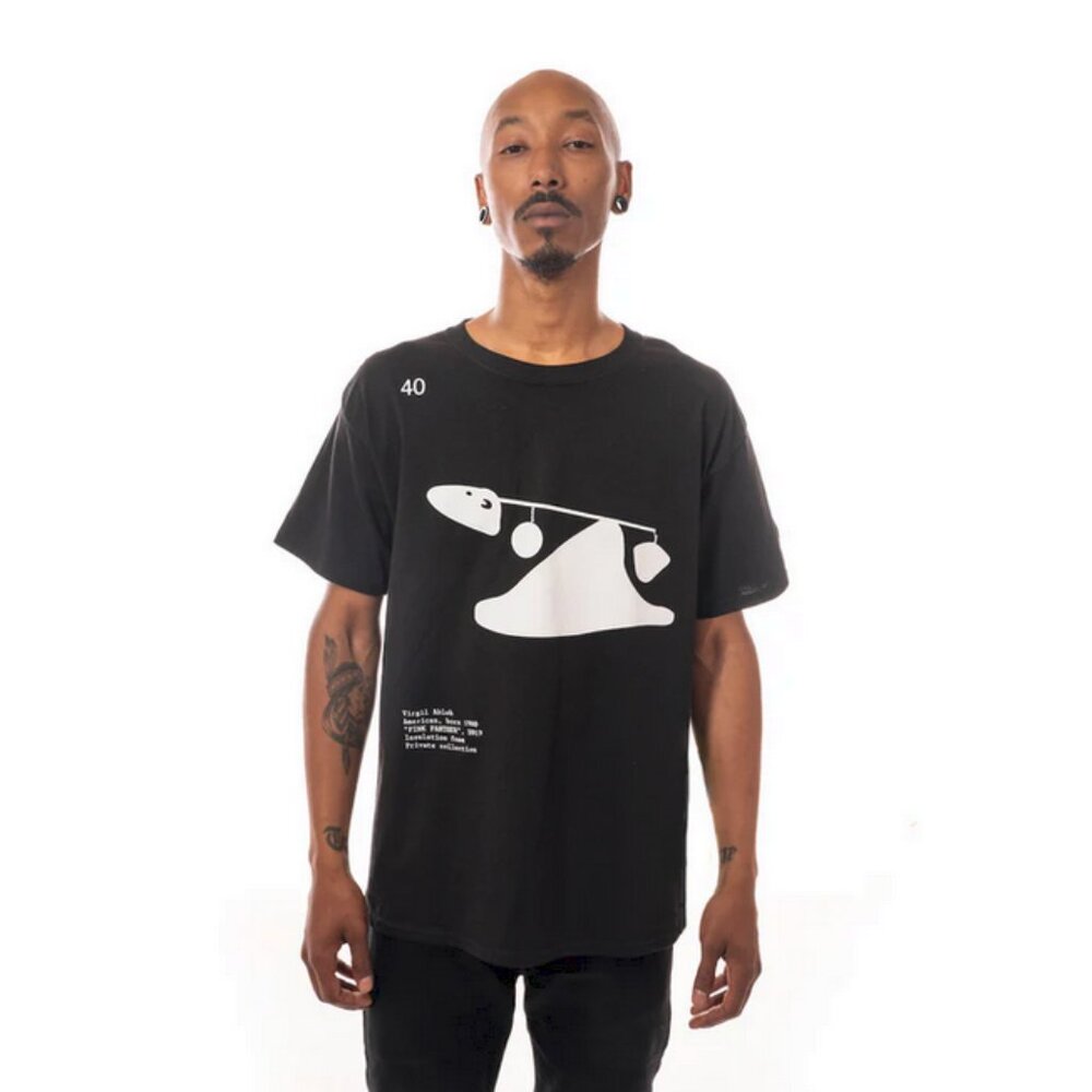 Rare w/ sewn on label - Virgil Abloh ICA Boston Pink Panther T Shirt